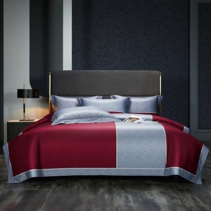 91家纺网 家纺一手货源 找家纺 （总）缔缦 2022新款120s数码印花四件套