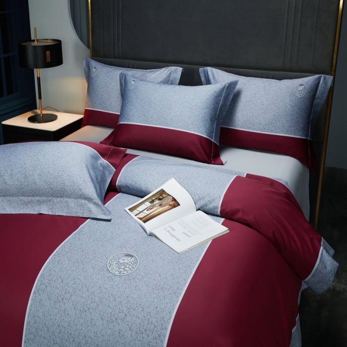 91家纺网 家纺一手货源 找家纺 缔缦 2022新款120s数码印花四件套 凯尔