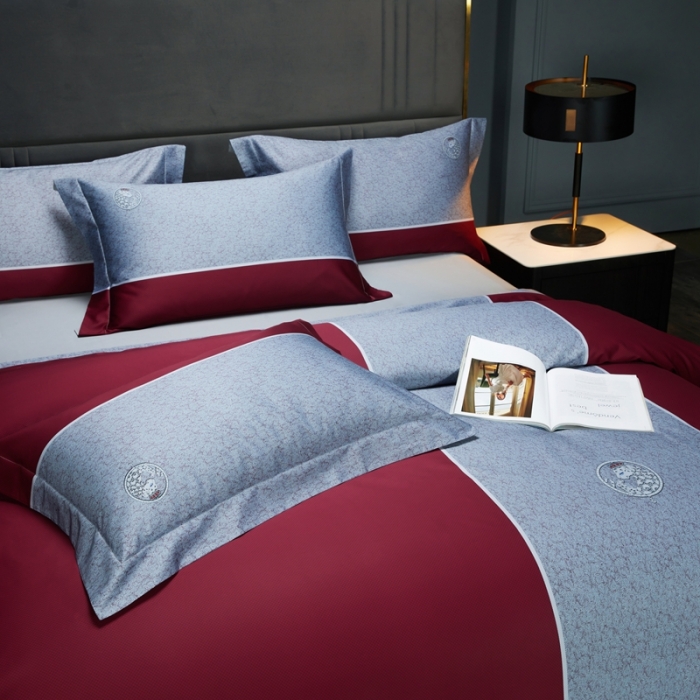 91家纺网 家纺一手货源 找家纺 缔缦 2022新款120s数码印花四件套 凯尔