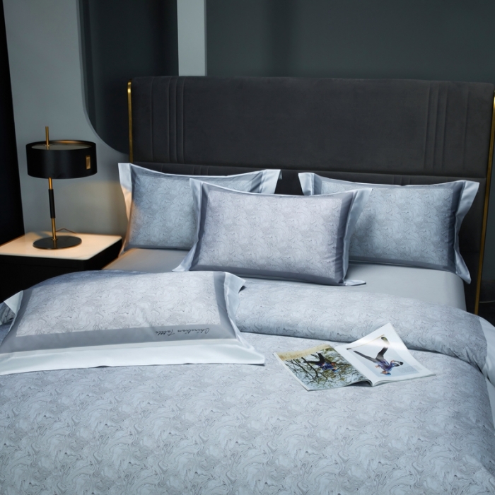 91家纺网 家纺一手货源 找家纺 缔缦 2022新款120s数码印花四件套 缪斯