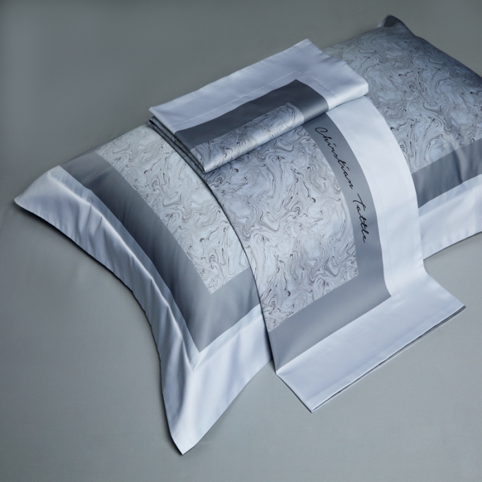 91家纺网 家纺一手货源 找家纺 缔缦 2022新款120s数码印花四件套 缪斯