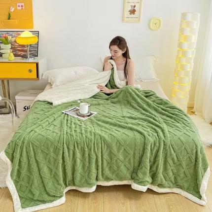 91家纺网 家纺一手货源 找家纺 （总）澳梵 2022新款塔芙绒毛毯【蜜语-心语系列】