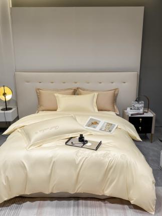 91家纺网 家纺一手货源 找家纺 （总）寐居 2022新款60支长绒棉刺绣四件套