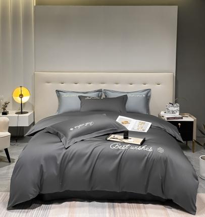 91家纺网 家纺一手货源 找家纺 （总）寐居 2022新款60支长绒棉刺绣四件套