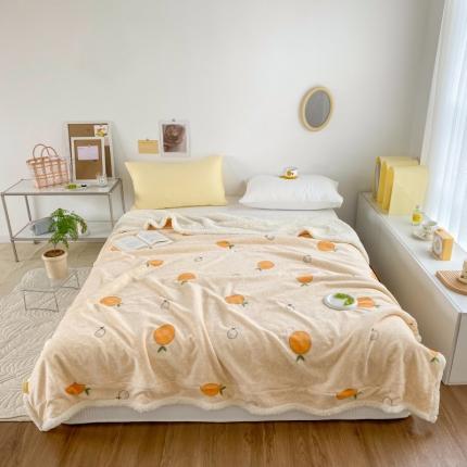 91家纺网 家纺一手货源 找家纺 （总）寐居 2022新款牛奶绒羊羔绒被套两用多功能盖毯