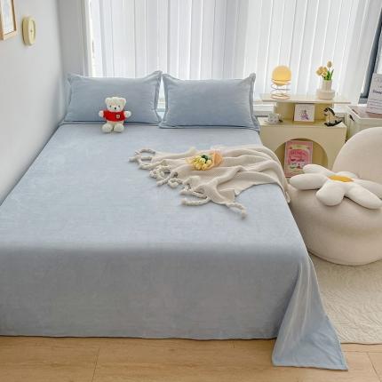 91家纺网 家纺一手货源 找家纺 （总）寐居 2022新款牛奶绒保暖单品床单床笠