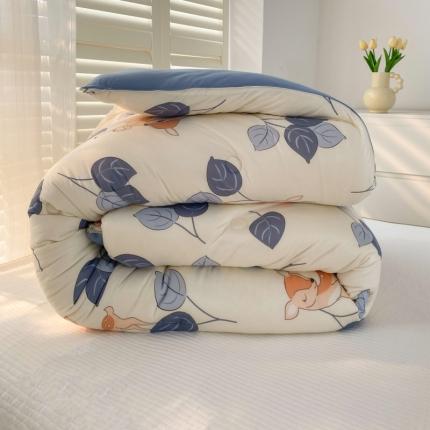 91家纺网 家纺一手货源 找家纺 （总）寐居 2022新款A类针织棉超柔保暖印花冬被