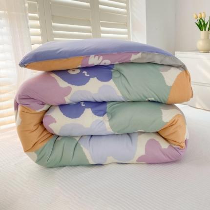 91家纺网 家纺一手货源 找家纺 （总）寐居 2022新款A类针织棉超柔保暖印花冬被