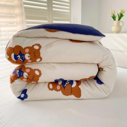 91家纺网 家纺一手货源 找家纺 （总）寐居 2022新款A类针织棉超柔保暖印花冬被