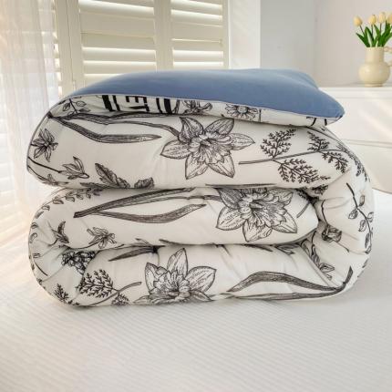 91家纺网 家纺一手货源 找家纺 （总）寐居 2022新款A类针织棉超柔保暖印花冬被