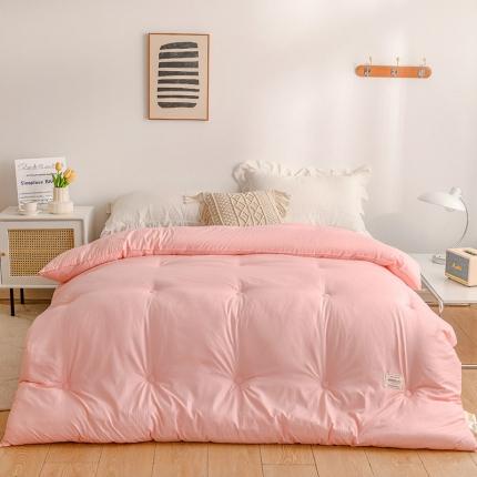 寐居 2022新款立体压花暖肤被被子被芯系列 立体压花-粉玉