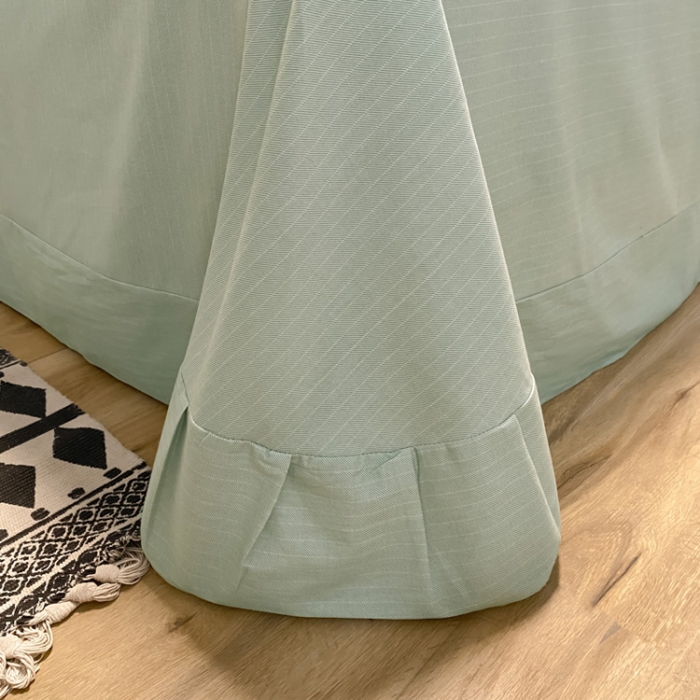 91家纺网 家纺一手货源 找家纺 金爱家 2023新款全棉生态磨毛小清新四件套 朵朵凝香-黄