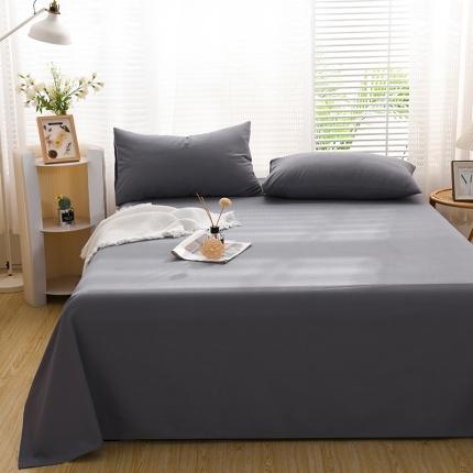 91家纺网 家纺一手货源 找家纺 蓝邻家纺 2023新款全棉40支磨毛系列 单品床单 蓝莓