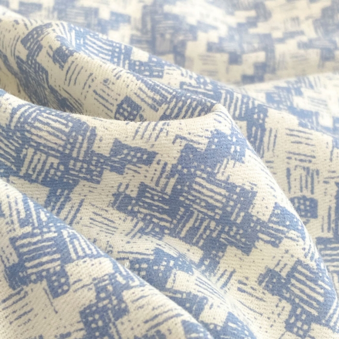 91家纺网 家纺一手货源 找家纺 金爱家 2023新款全棉生态磨毛小清新四件套 依恋-蓝