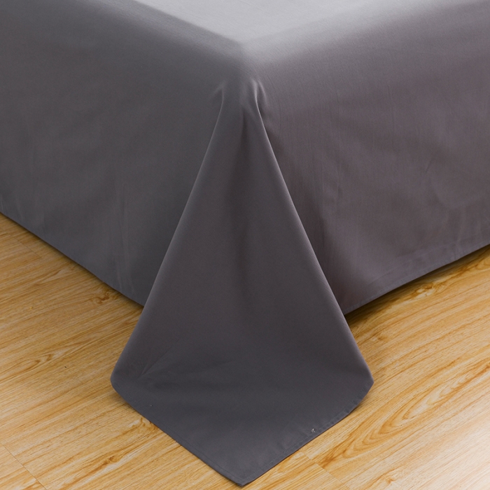 91家纺网 家纺一手货源 找家纺 蓝邻家纺 2023新款全棉40支磨毛系列 单品床单 蓝莓