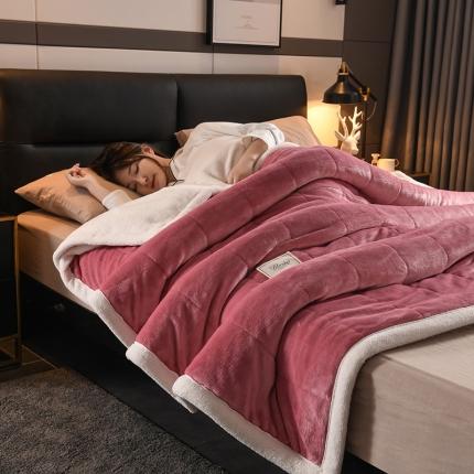 91家纺网 家纺一手货源 找家纺 （总）印季家纺 2024新款三层夹棉加厚复合毛毯