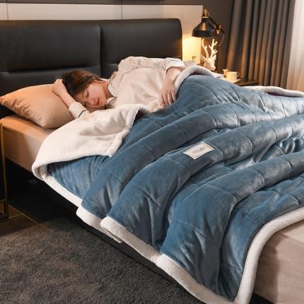 91家纺网 家纺一手货源 找家纺 （总）印季家纺 2024新款三层夹棉加厚复合毛毯