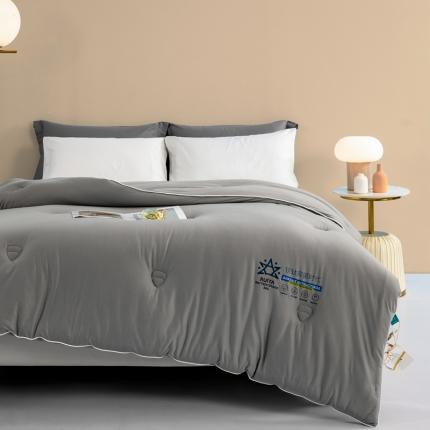 91家纺网 家纺一手货源 找家纺 芯恋 2025A类母婴级针织锐钛抗茵被，夏被，春秋被，冬被 典雅灰