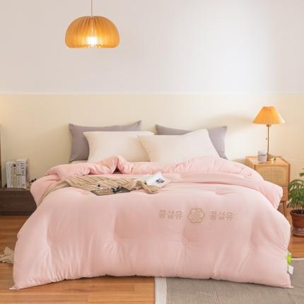 寐居 2022新款雅芙大豆纤维被被子被芯系列 雅芙大豆纤维-浅粉