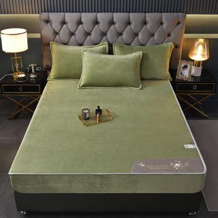 91家纺网 家纺一手货源 找家纺 （总）小牛席业 2022新款牛奶绒夹棉床笠-花的故事