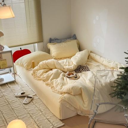 91家纺网 家纺一手货源 找家纺 （总）六巷胡同  2022新款婴儿绒绗缝夹棉四件套