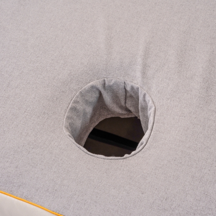 91家纺网 家纺一手货源 找家纺 莉人坊 2023彩棉麻美容床罩-小蜜蜂 小蜜蜂灰色