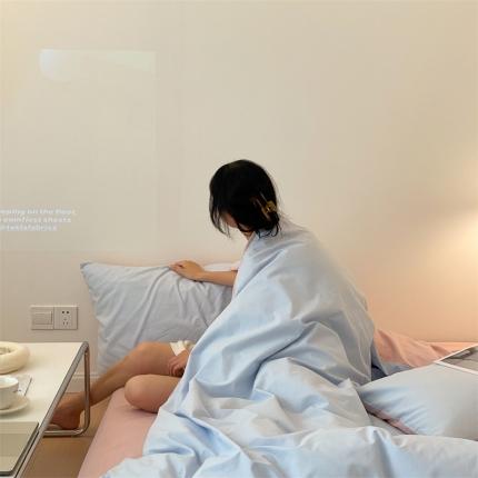 91家纺网 家纺一手货源 找家纺 （总）时光里2022新款60支全棉磨毛系列单被套