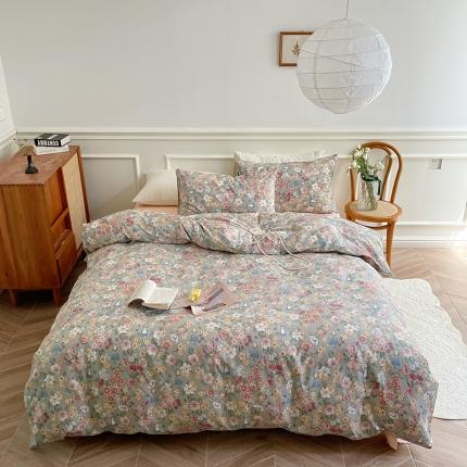 昔可家纺 2022新款仙女风全棉爱丽丝系列印花四件套 公主的梦境