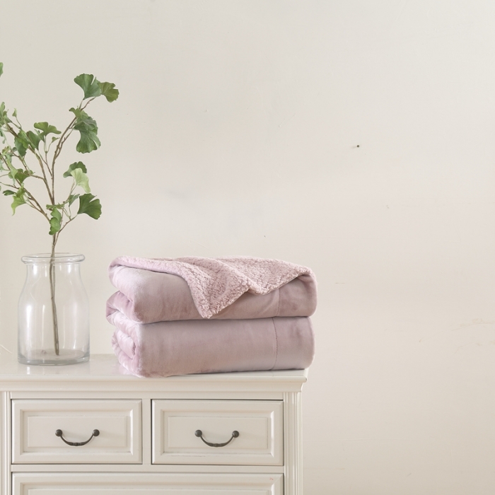 91家纺网 家纺一手货源 找家纺 （总）卡琪曼 2022新双面法兰绒羊羔绒毛毯办公室午睡盖毯子