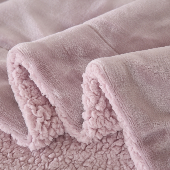 91家纺网 家纺一手货源 找家纺 （总）卡琪曼 2022新双面法兰绒羊羔绒毛毯办公室午睡盖毯子