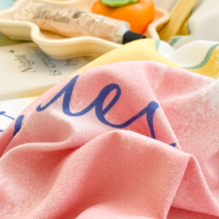 91家纺网 家纺一手货源 找家纺 上尚居 2024新款小清新韩版花边磨毛四件套水洗棉爱心兔