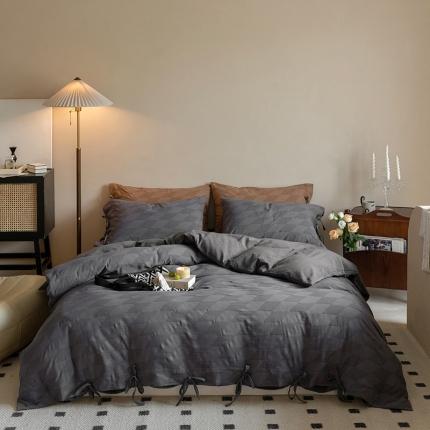 91家纺网 家纺一手货源 找家纺 (总) 华超针织 2022新款60支肌理浮雕亲柔纱四件套