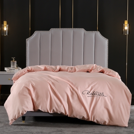 91家纺网 家纺一手货源 找家纺 80支埃及长绒棉时尚绣被套四件套全棉单件被罩