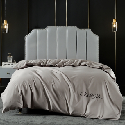 91家纺网 家纺一手货源 找家纺 80支埃及长绒棉时尚绣被套四件套全棉单件被罩