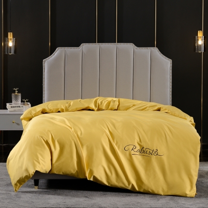 91家纺网 家纺一手货源 找家纺 80支埃及长绒棉时尚绣被套四件套全棉单件被罩