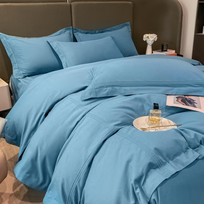 91家纺网 家纺一手货源 找家纺 （总）安妮 2022新款轻奢加厚全棉磨毛四件套-赫本