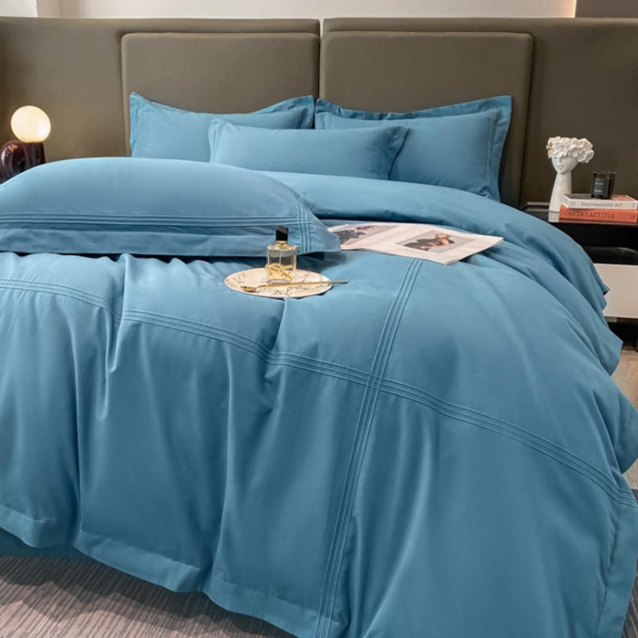 91家纺网 家纺一手货源 找家纺 （总）安妮 2022新款轻奢加厚全棉磨毛四件套-赫本