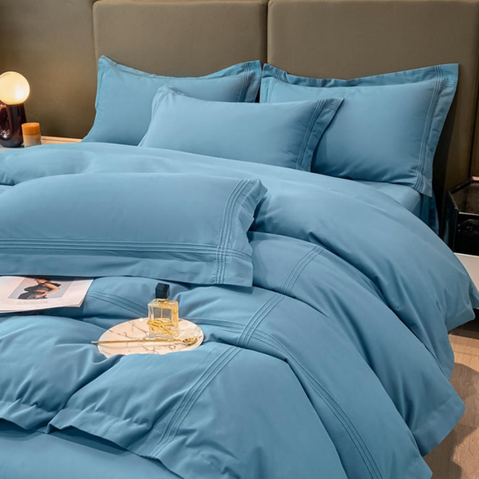 91家纺网 家纺一手货源 找家纺 （总）安妮 2022新款轻奢加厚全棉磨毛四件套-赫本