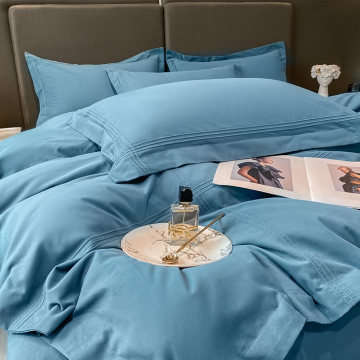 91家纺网 家纺一手货源 找家纺 （总）安妮 2022新款轻奢加厚全棉磨毛四件套-赫本