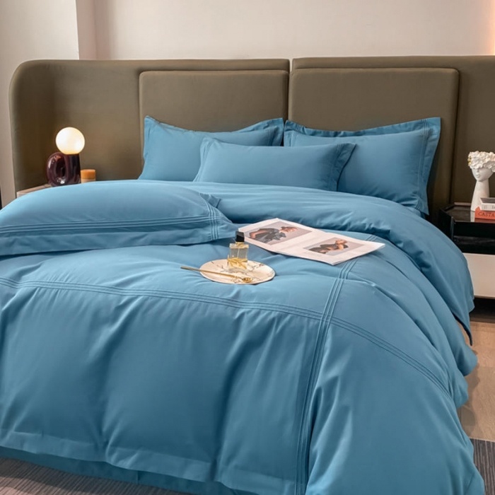 91家纺网 家纺一手货源 找家纺 （总）安妮 2022新款轻奢加厚全棉磨毛四件套-赫本