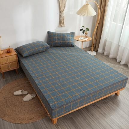 91家纺网 家纺一手货源 找家纺 （总）纤雅床笠 2024新款活性印染全棉水洗棉六面全包床笠