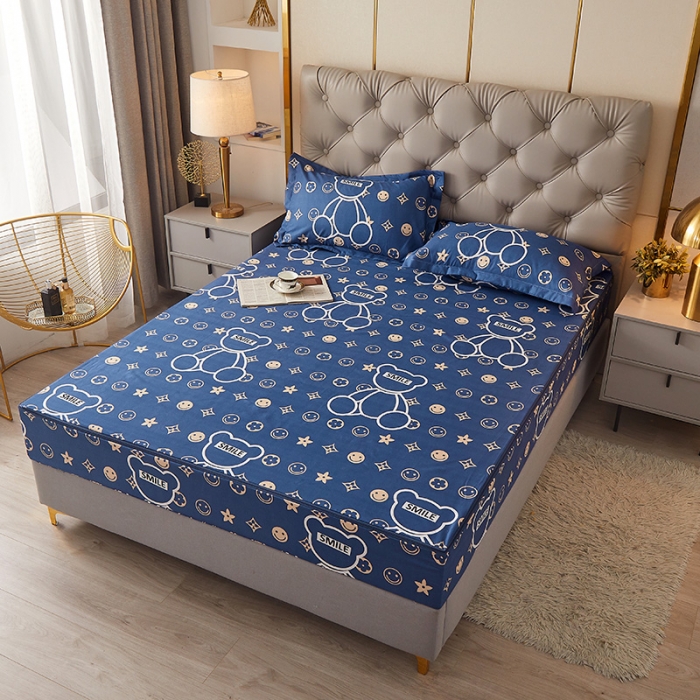 91家纺网 家纺一手货源 找家纺 （总）纤雅床笠 2024新加厚磨毛单层六面全包床笠