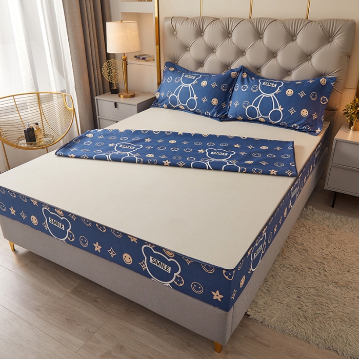 91家纺网 家纺一手货源 找家纺 （总）纤雅床笠 2024新加厚磨毛单层六面全包床笠