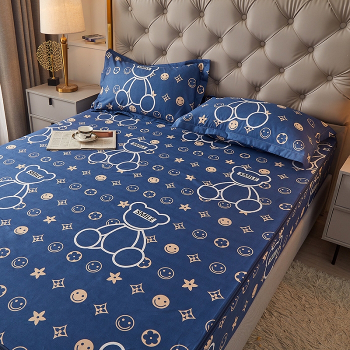 91家纺网 家纺一手货源 找家纺 （总）纤雅床笠 2024新加厚磨毛单层六面全包床笠