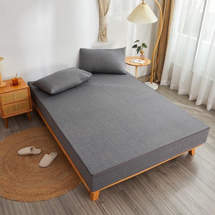 91家纺网 家纺一手货源 找家纺 （总）纤雅床笠 2024新款活性印染全棉水洗棉六面全包床笠