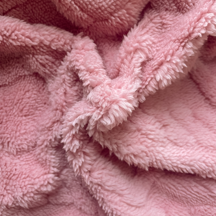 91家纺网 家纺一手货源 找家纺 梦柏2022新款阳离子提花绒四件套 提花绒-豆沙色