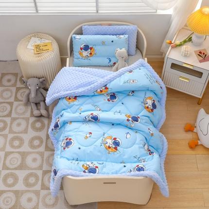 91家纺网 家纺一手货源 找家纺 （总）嗨皮宝贝2022新款全棉卡通儿童豆豆绒被子被芯