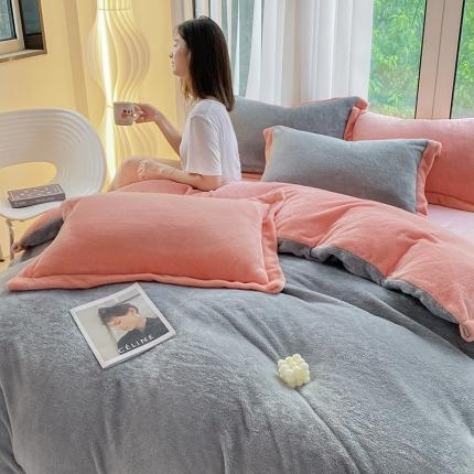 91家纺网 家纺一手货源 找家纺 （总）吾秀 网红直播兔兔绒四件套 牛奶绒四件套法莱绒四件套