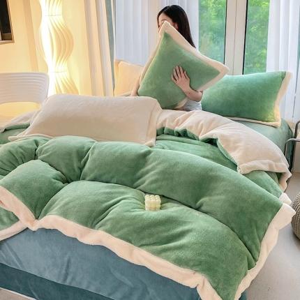 91家纺网 家纺一手货源 找家纺 （总）吾秀 网红直播兔兔绒四件套 牛奶绒四件套法莱绒四件套