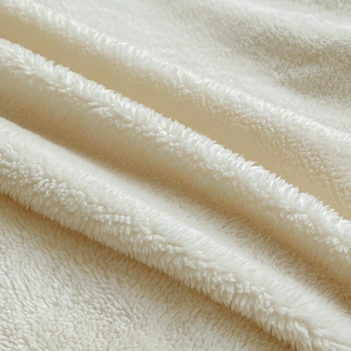 91家纺网 家纺一手货源 找家纺 吾秀家居 2022新款兔兔绒四件套 兔兔绒-米灰